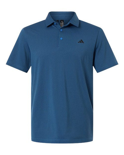 Adidas Men's Performance Textured Polo - A2024 - EMBROIDERED