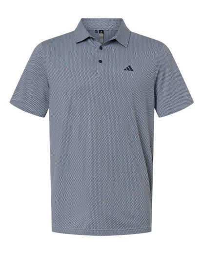 Adidas Men's Performance Textured Polo - A2024 - EMBROIDERED