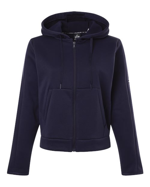 Under Armour Women's Armour Fleece Pro Hooded Full-Zip - 6010941 - EMBROIDERED