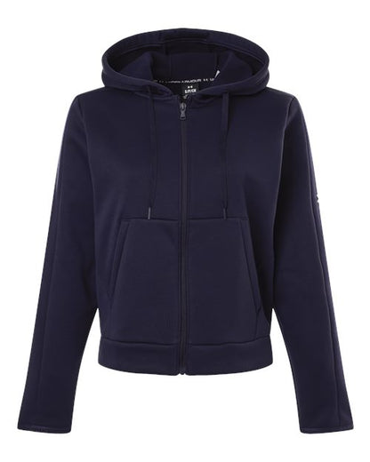 Under Armour Women's Armour Fleece Pro Hooded Full-Zip - 6010941 - EMBROIDERED