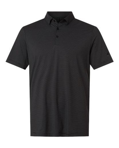 Adidas Men's Ultimate365 Pencil Stripe Climacool Polo - A2026 - EMBROIDERED