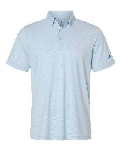 Adidas Men's Ultimate365 Pencil Stripe Climacool Polo - A2026 - EMBROIDERED