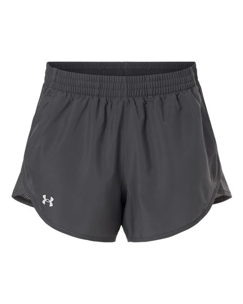 Under Armour Women's Fly-By Unlined 3" Short - 1382968 - EMBROIDERED