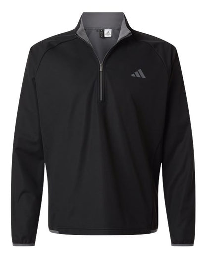 Adidas Men's Ultimate365 Wind Quarter-Zip Pullover - A2027 - EMBROIDERED