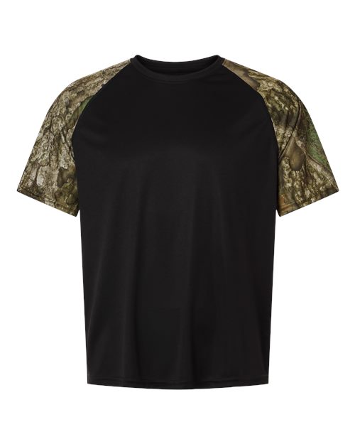 RealTree Unisex Realtree(R) Performance Colorblock T-Shirt - RT2103 - EMBROIDERED
