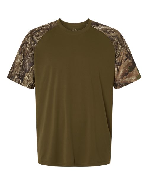 RealTree Unisex Realtree(R) Performance Colorblock T-Shirt - RT2103 - EMBROIDERED