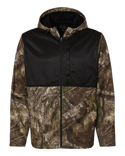 RealTree Unisex Realtree(R) Performance Colorblocked Full-Zip Hooded Sweatshirt - RT5204 - EMBROIDERED