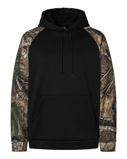 RealTree Unisex Realtree(R) Performance Colorblocked Hooded Sweatshirt - RT5305 - EMBROIDERED