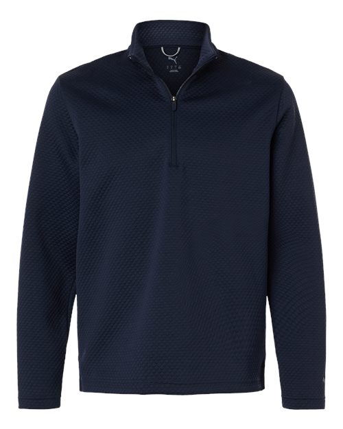 Puma Golf Men's Pebble Quarter-Zip Pullover - 638595 - EMBROIDERED