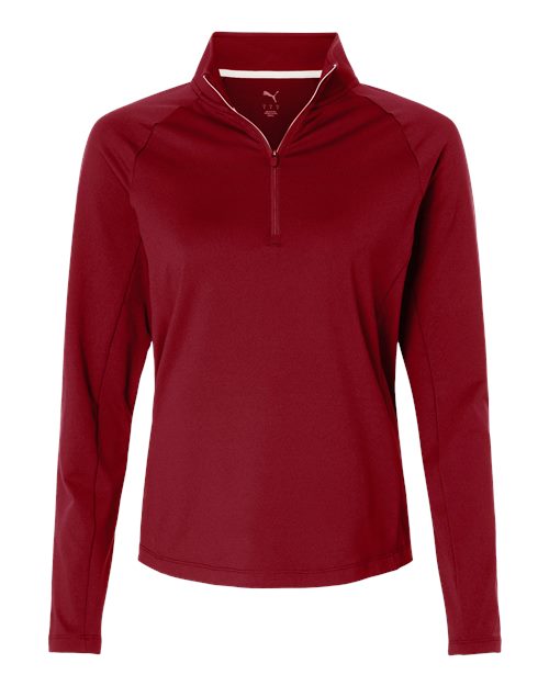 Puma Golf Women's Pure 2.0 Quarter-Zip - 629449 - EMBROIDERED