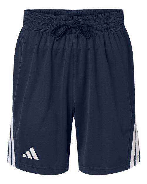 Adidas Men's 3-Stripes 7" Shorts - AT300 - EMBROIDERED