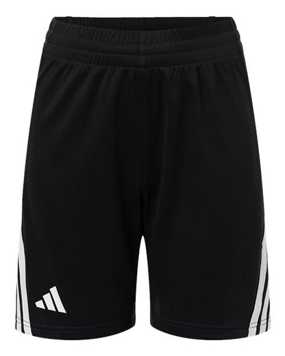 Adidas Youth 3-Stripes 7" Shorts - AT302 - EMBROIDERED