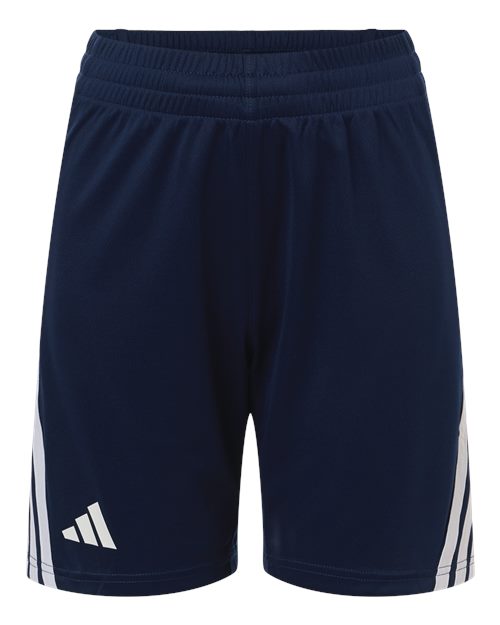 Adidas Youth 3-Stripes 7" Shorts - AT302 - EMBROIDERED
