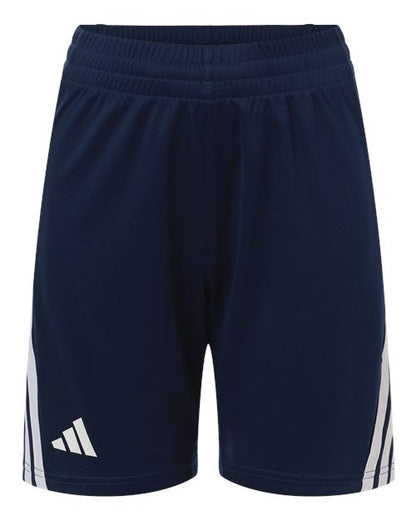 Adidas Youth 3-Stripes 7" Shorts - AT302 - EMBROIDERED