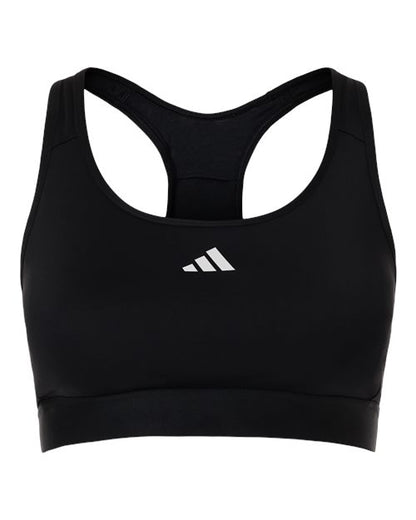 Adidas Women's Techfit Compression Racerback Sports Bra - AT750 - EMBROIDERED