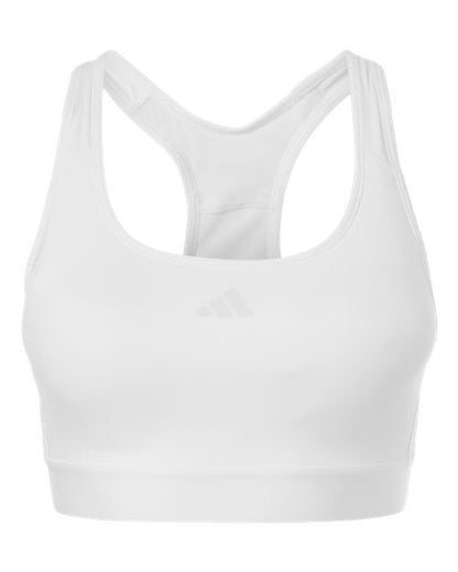 Adidas Women's Techfit Compression Racerback Sports Bra - AT750 - EMBROIDERED