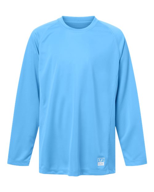 HUK Youth Pursuit Long Sleeve T-Shirt - H712L004 - EMBROIDERED