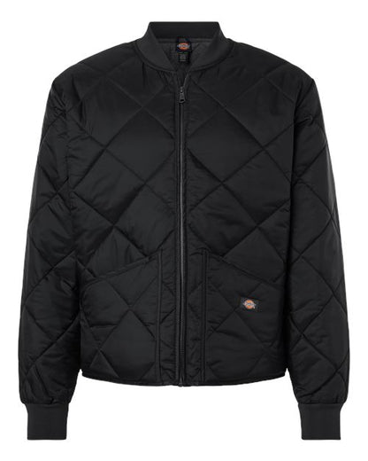 Dickies Men's Diamond Quilted Jacket - 6124 - EMBROIDERED
