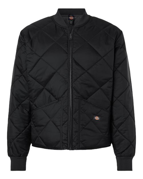 Dickies Men's Diamond Quilted Jacket - 6124 - EMBROIDERED