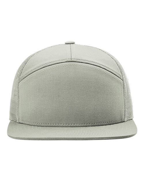Richardson Seven-Panel Trucker Cap - 168 - EMBROIDERED