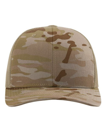 Richardson Printed Tactical Trucker Cap - 112PT - EMBROIDERED