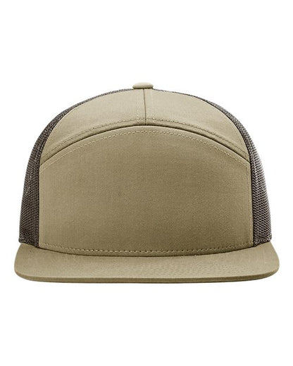 Richardson Seven-Panel Trucker Cap - 168 - EMBROIDERED