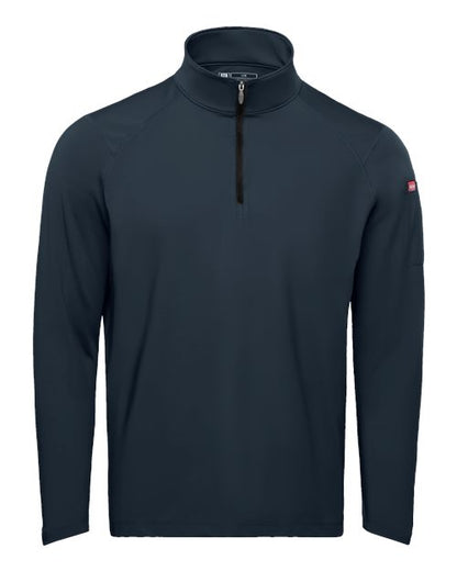Red Kap Men's Performance Cadet Collar Quarter-Zip Pullover - QZM2 - EMBROIDERED