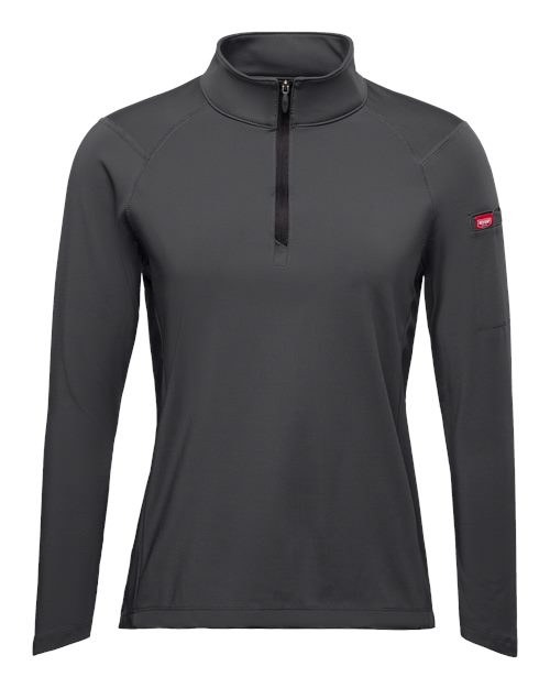 Red Kap Women's Performance Cadet Collar Quarter-Zip Pullover - QZW1 - EMBROIDERED