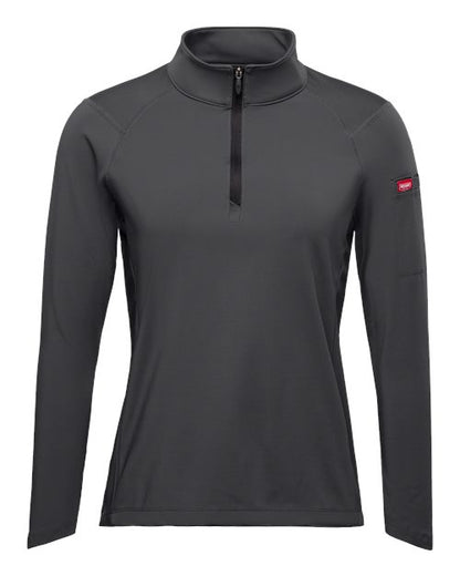 Red Kap Women's Performance Cadet Collar Quarter-Zip Pullover - QZW1 - EMBROIDERED