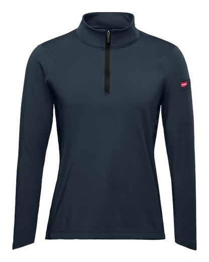 Red Kap Women's Performance Cadet Collar Quarter-Zip Pullover - QZW1 - EMBROIDERED