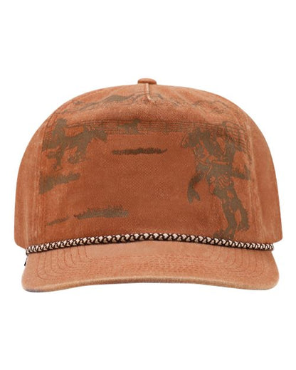 DRI DUCK Horse Nature Scene Cap - 3335 - EMBROIDERED