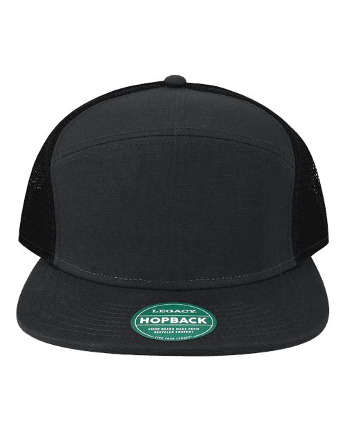 LEGACY Hopback Seven-Panel Trucker Cap - H7FB - EMBROIDERED
