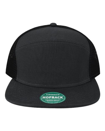 LEGACY Hopback Seven-Panel Trucker Cap - H7FB - EMBROIDERED