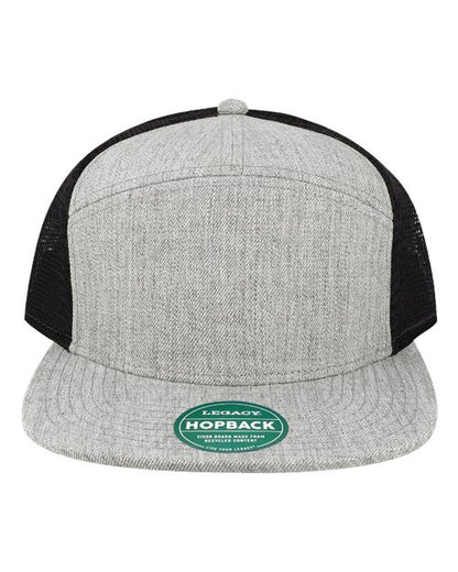LEGACY Hopback Seven-Panel Trucker Cap - H7FB - EMBROIDERED