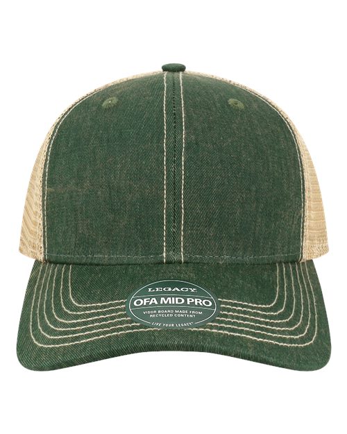 LEGACY Old Favorite Mid Pro Trucker Cap - OFMPS - EMBROIDERED