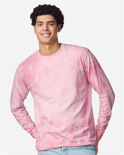 Comfort Colors Unisex Colorblast™ Long Sleeve T-Shirt - 6045 - EMBROIDERED