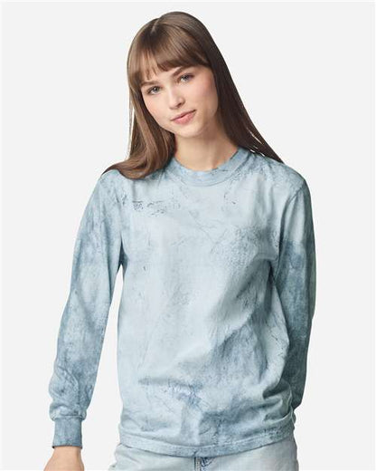 Comfort Colors Unisex Colorblast™ Long Sleeve T-Shirt - 6045 - EMBROIDERED