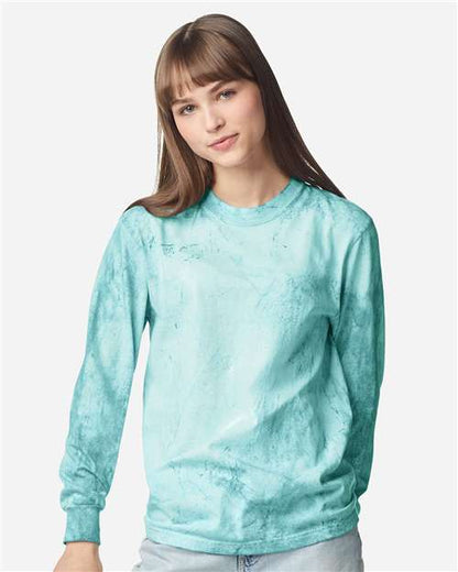 Comfort Colors Unisex Colorblast™ Long Sleeve T-Shirt - 6045 - EMBROIDERED