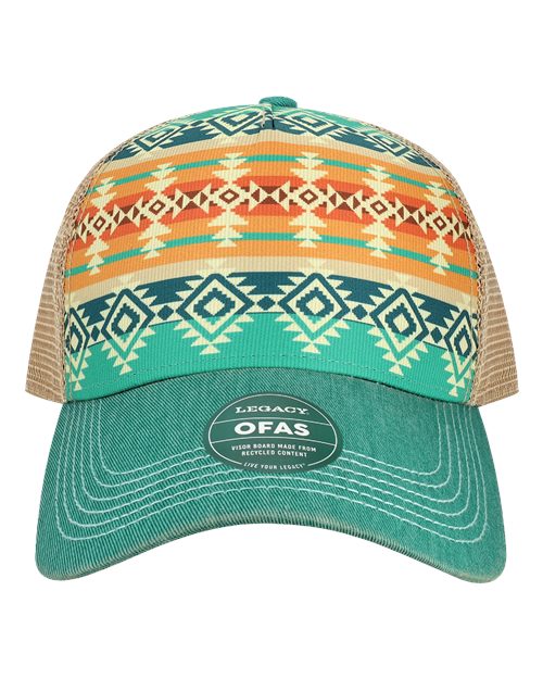 LEGACY Old Favorite Five-Panel Trucker Cap - OFAFP - EMBROIDERED