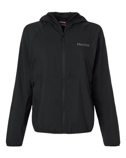 Marmot Women's Aerothermal Soft Shell Hooded Jacket - M16246 - EMBROIDERED