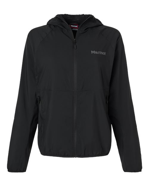 Marmot Women's Aerothermal Soft Shell Hooded Jacket - M16246 - EMBROIDERED