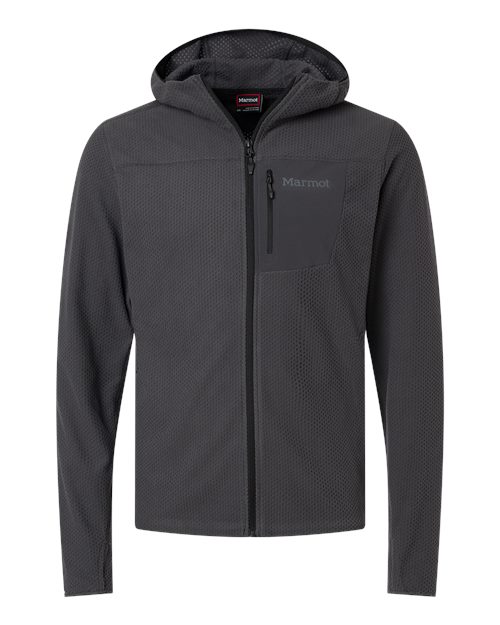 Marmot Men's Air Fleece Hooded Jacket - M16727 - EMBROIDERED