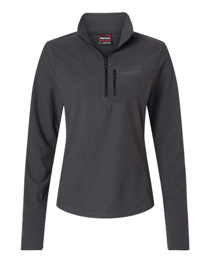 Marmot Women's Air Fleece Quarter-Zip Pullover - M16745 - EMBROIDERED
