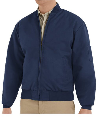 Red Kap Men's Solid Team Jacket - JT38 - EMBROIDERED