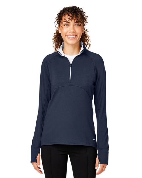 Puma Golf. Women's Gamer Golf Quarter-Zip Pullover. 533007