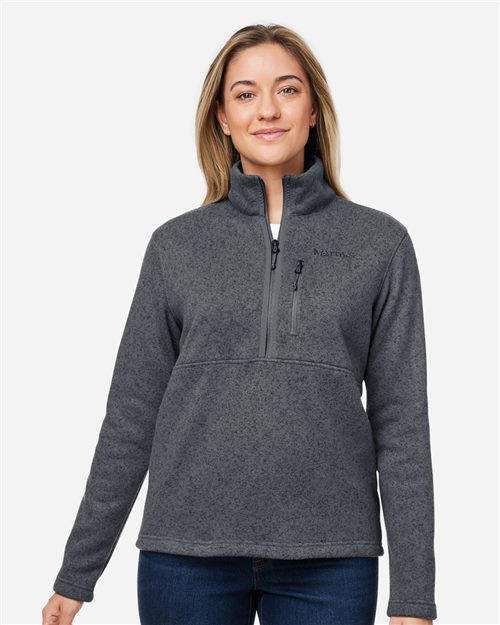 Marmot Women's Drop Line Half-Zip Jacket - M16248 - EMBROIDERED
