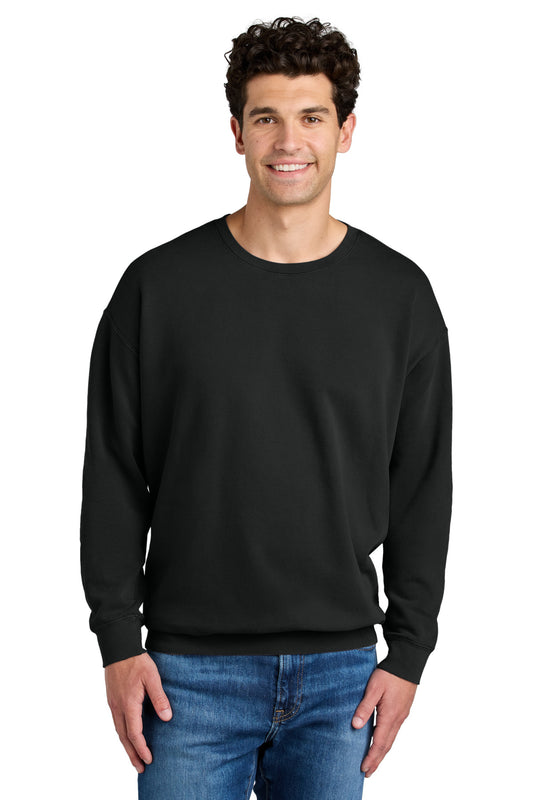Comfort Colors Lightweight Crewneck Sweatshirt 1466 - EMBROIDERED