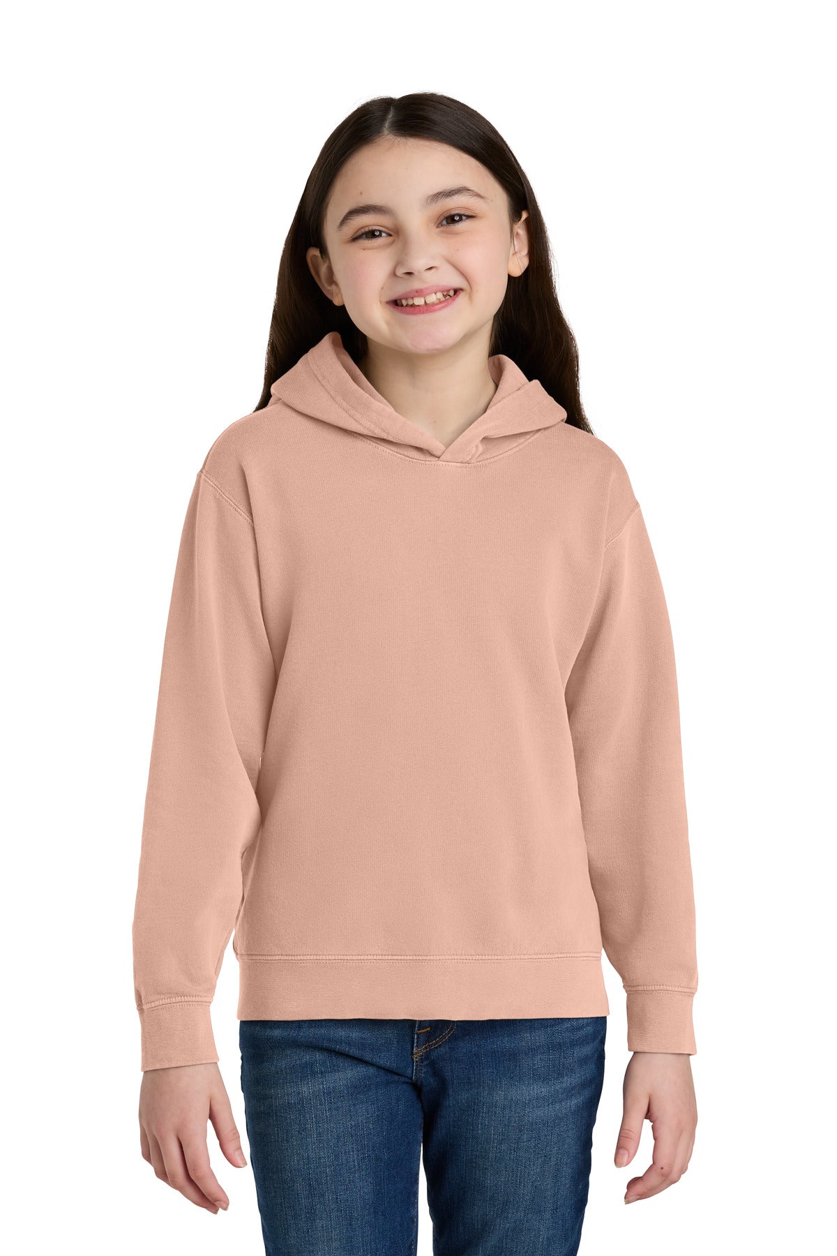Comfort Colors Youth Lightweight Hooded Sweatshirt 1467Y - EMBROIDERED