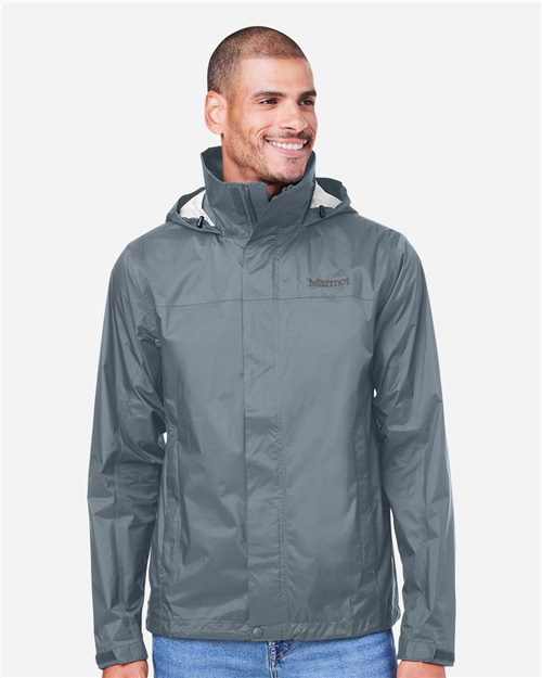 Marmot Men's PreCip(R) Eco Packable Rain Jacket - M15881 - EMBROIDERED