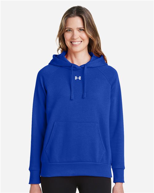 Under Armour Women's Hustle Hooded Sweatshirt - 1300261 - EMBROIDERED